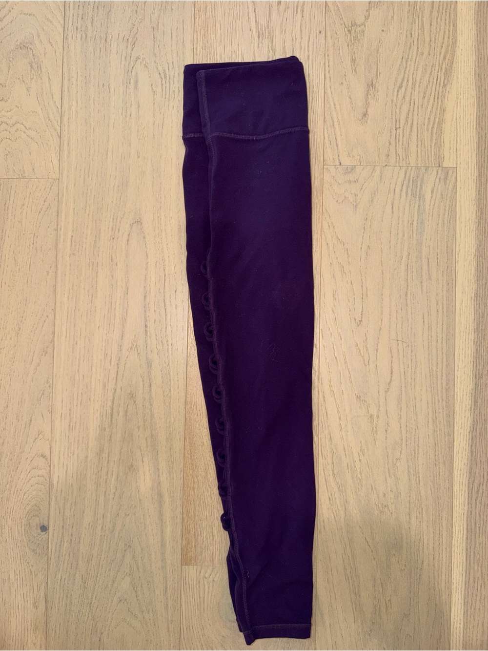 Women’s Purple Athleta Leggings with Side Cut Out Detail